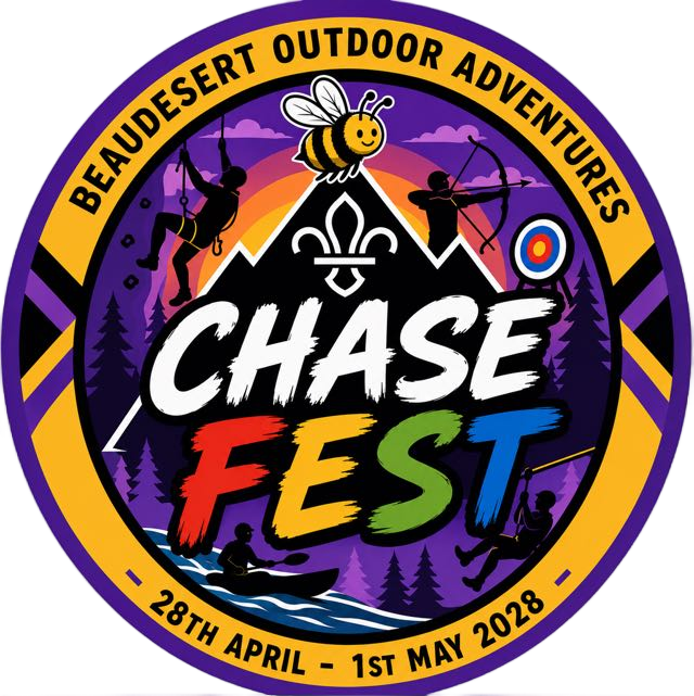 ChaseFest Badge – Beaudesert Outdoor Adventures, 28th April – 1st May 2028